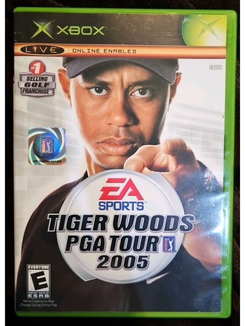 Tiger Woods PGA Tour 2005 XBOX, Tested. No Scratches. New Case